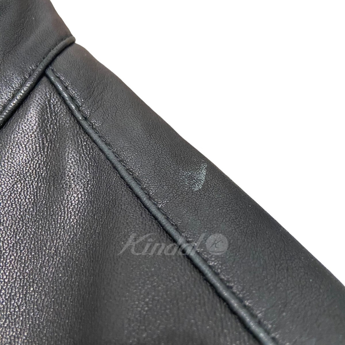 Maison Margiela(メゾンマルジェラ) 16AW 「5Zip Leather Riders Jacket」八の字ライダースジャケット  S50AM0268 ブラック サイズ 15｜【公式】カインドオルオンライン ブランド古着・中古通販【kindal】