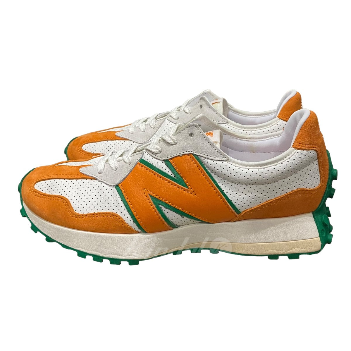 NEW BALANCE×CASABLANCA 「327 White／Orange」 ローカットスニーカー ...