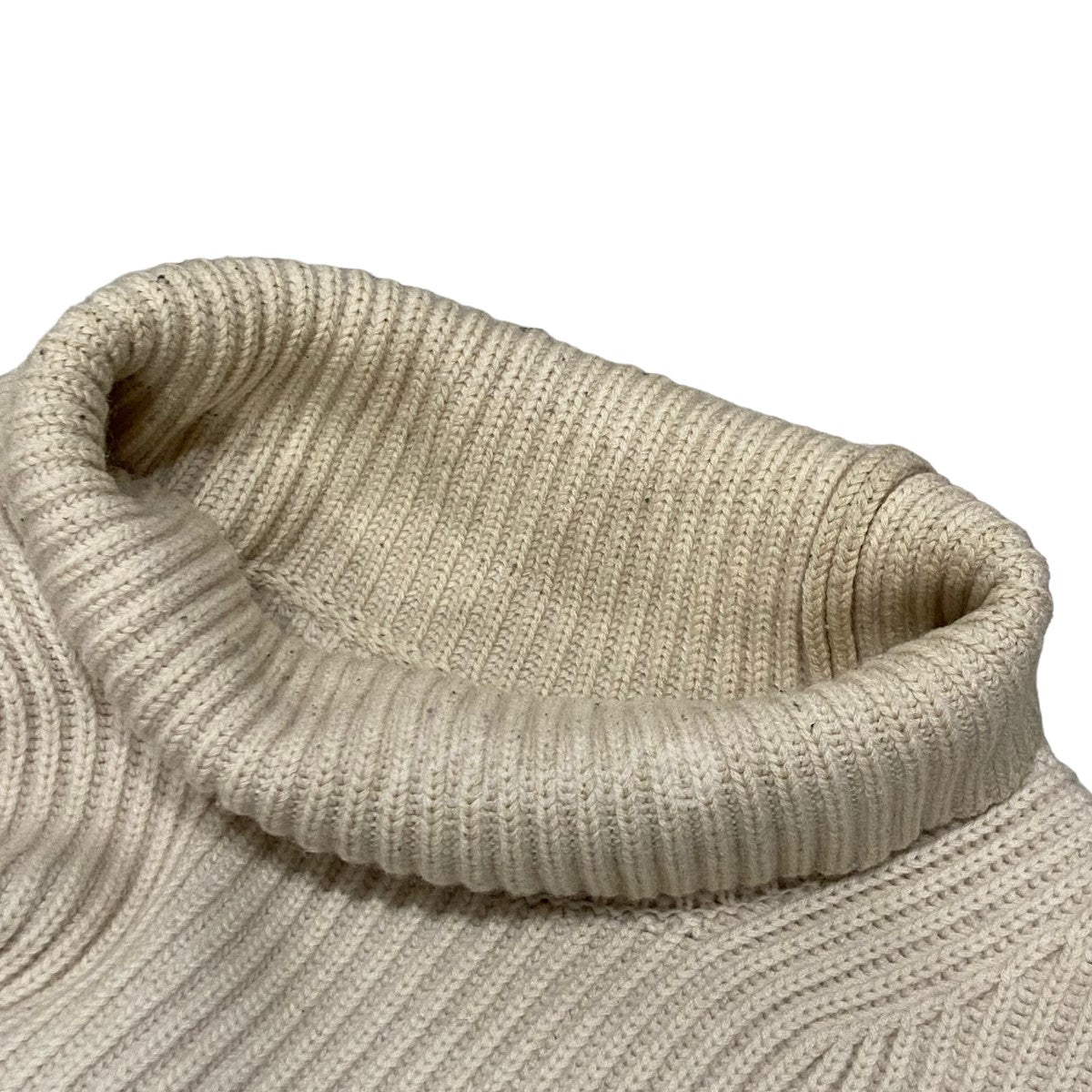 AURALEE(オーラリー) SUPER FINE WOOL RIB KNIT TURTLE NECK」ハイネックニット