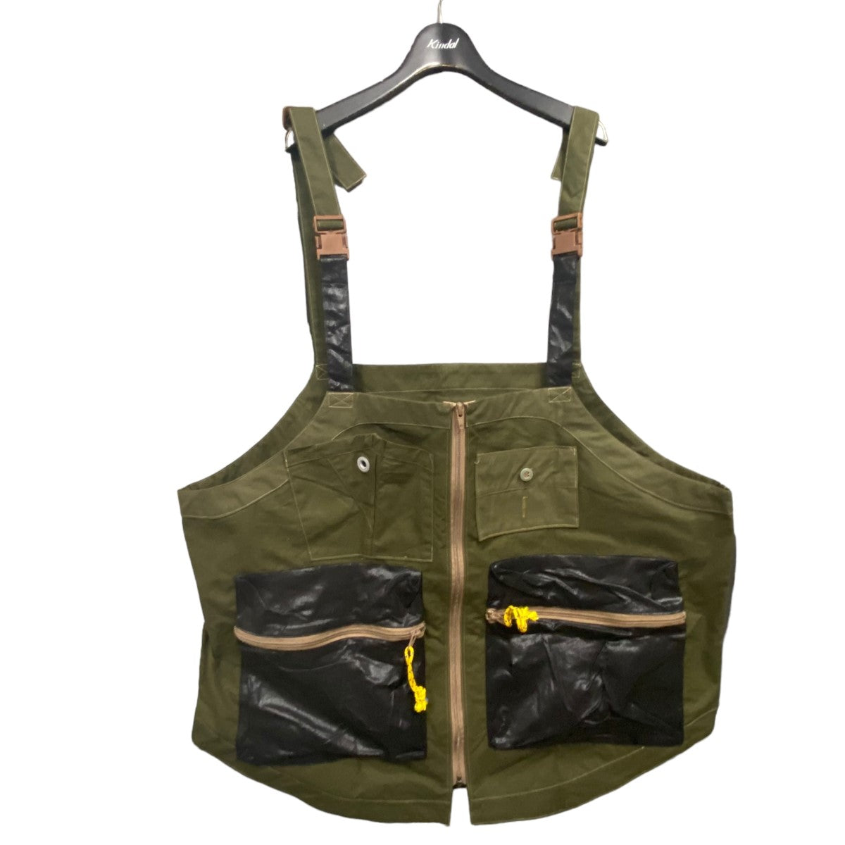 Varde77(バルデ77) 「U，．S ARMY TENT OUTDOOR BIBS」テントアウトドアベスト MO22SP-RS-VS01 カーキ  サイズ ONE｜【公式】カインドオルオンライン ブランド古着・中古通販【kindal】