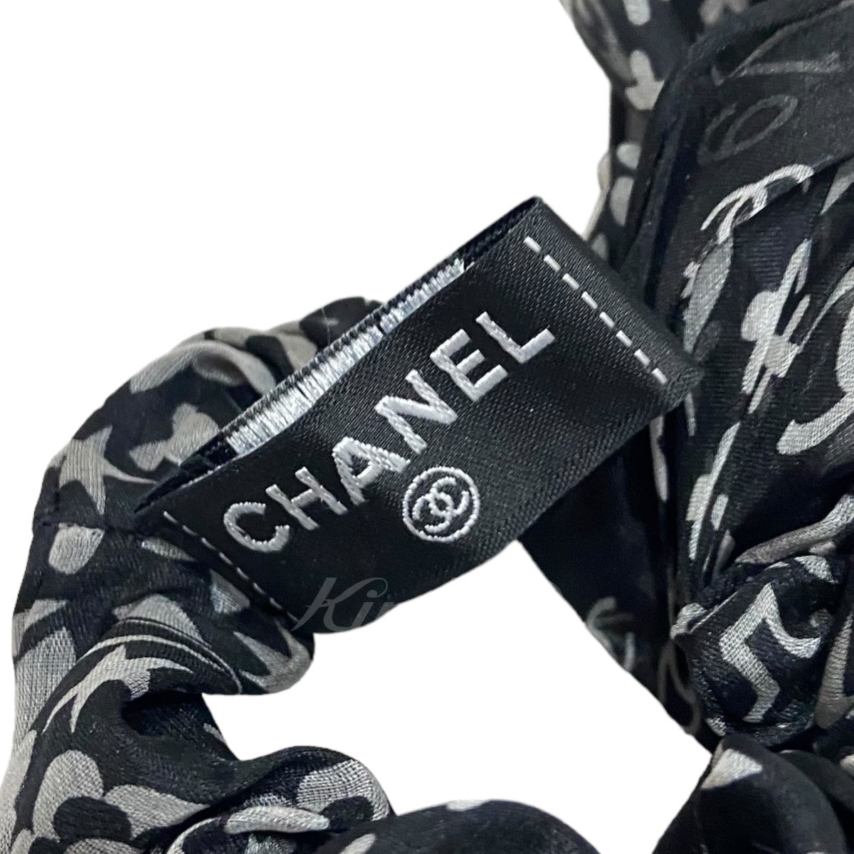 CHANEL(シャネル) シュシュ スカーフ ブラック｜【公式】カインドオルオンライン ブランド古着・中古通販【kindal】