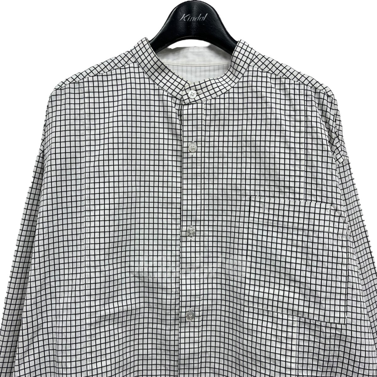 th products(ティーエイチプロダクツ) ｢Oversized Band collar Shirt｣ オーバーサイズバンドカラーシャツ