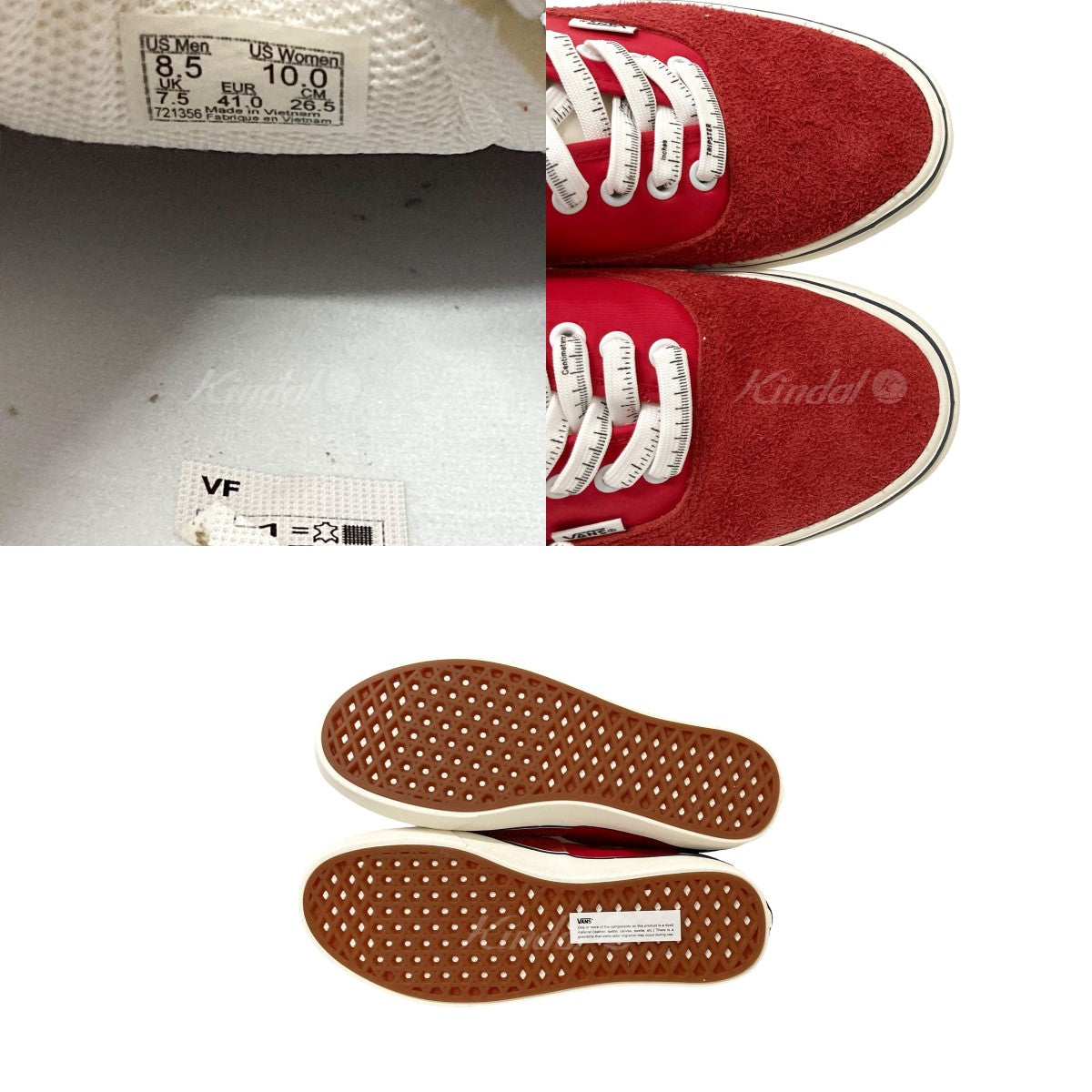 VANS(バンズ) Comfycush Authent スニーカー 721356 721356 レッド 