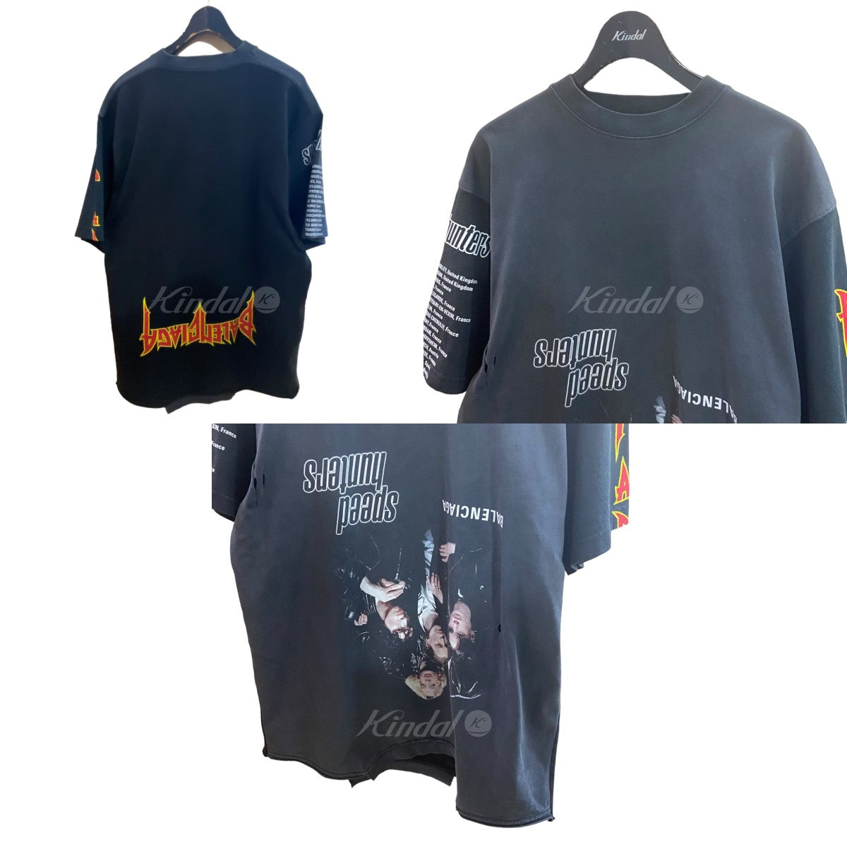 BALENCIAGA(バレンシアガ) 22SS 「Speed Hunter Upside Down Oversized Tee」 698811 グレー  サイズ 1｜【公式】カインドオルオンライン ブランド古着・中古通販【kindal】