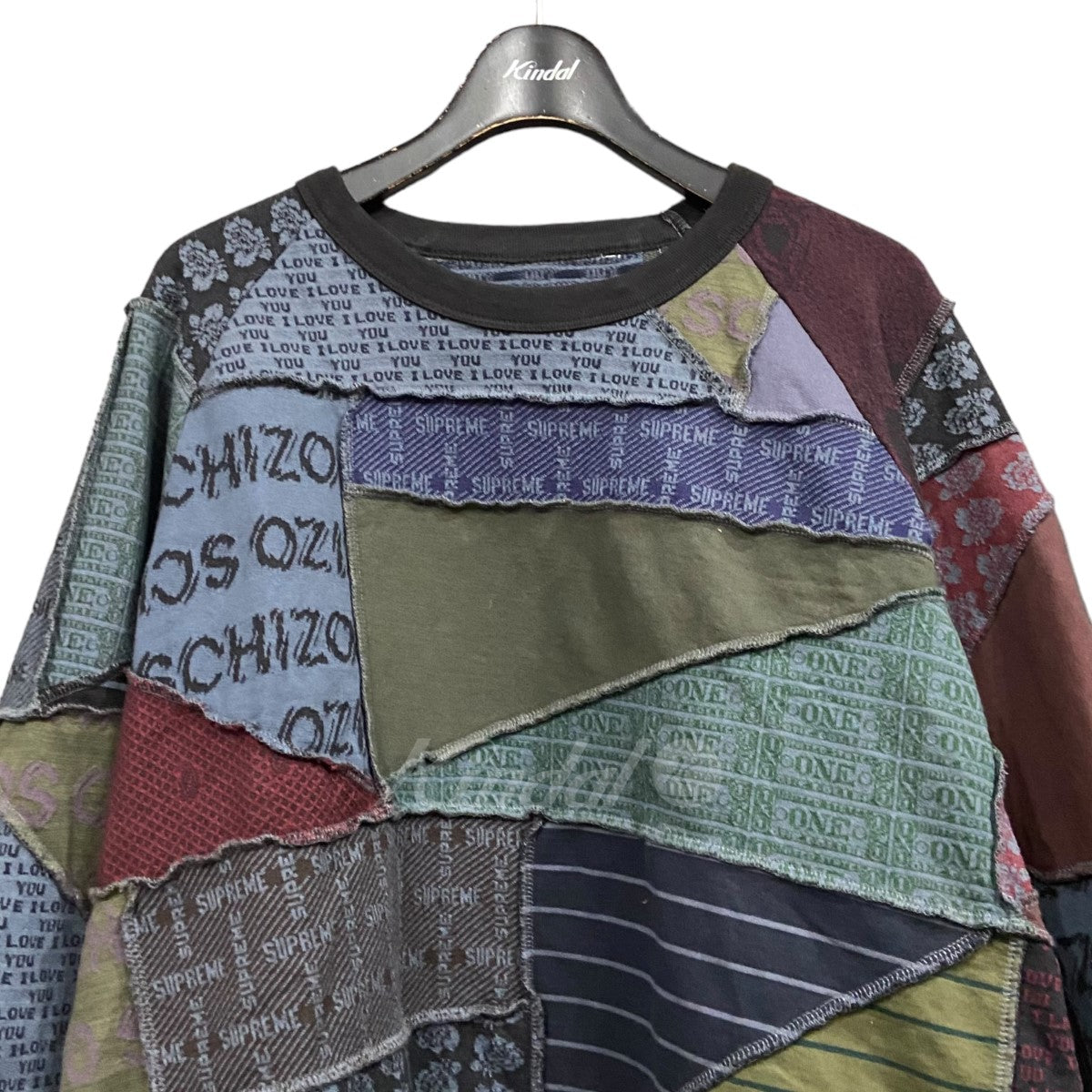 SUPREME(シュプリーム) 23SS 「Patchwork Jacquard L／S Top」パッチワーク長袖Tシャツ