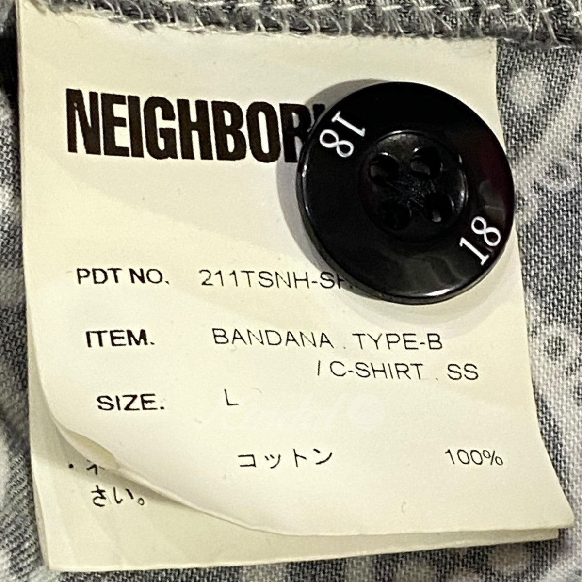 NEIGHBOR HOOD(ネイバーフッド) 「BANDANA ． TYPE-B ／ C-SHIRT ． SS ...