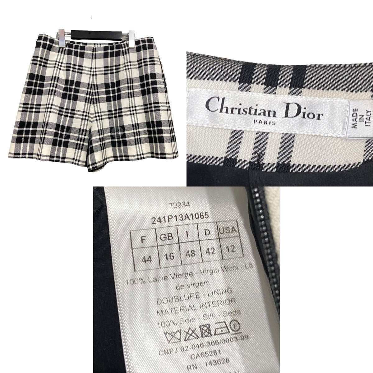 Christian Dior(クリスチャンディオール) 23AW チェック柄