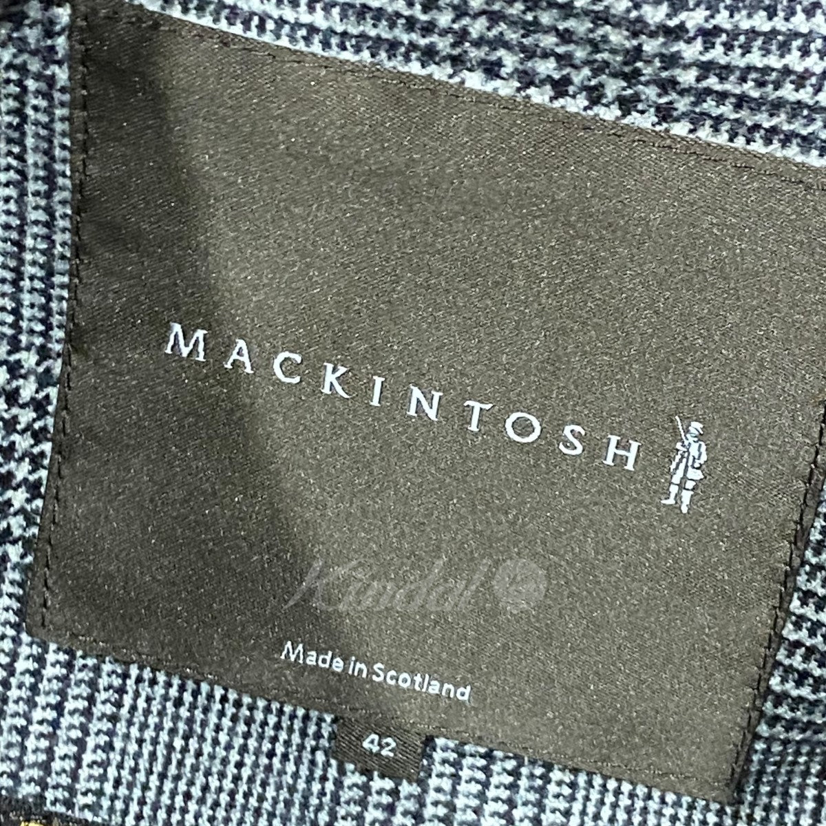 mackintosh(マッキントッシュ) ライナー Loro Piana社製 ゴム引きステンカラーコート