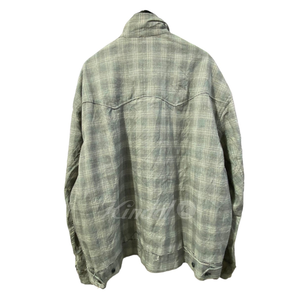 FACETASM(ファセッタズム) 「SWING TOP CHECK JACKET」チェックジップアップジャケット