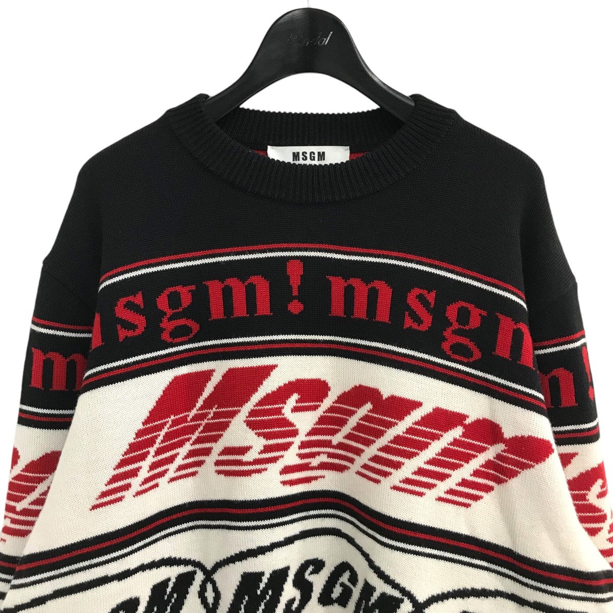 MSGM(エムエスジーエム) ロゴニットセーター2740MM130