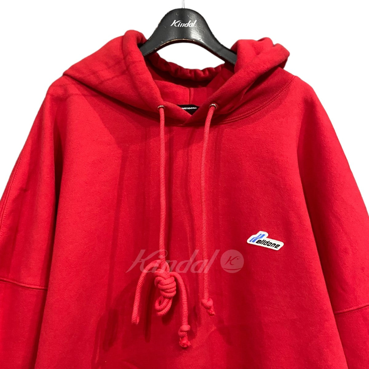 WE11DONE(ウェルダン) 21AW 「RED WD EMBROIDERED LOGO HOODIE」 パーカー WD-TP3-20-707-U-RD  レッド サイズ M｜【公式】カインドオルオンライン ブランド古着・中古通販【kindal】