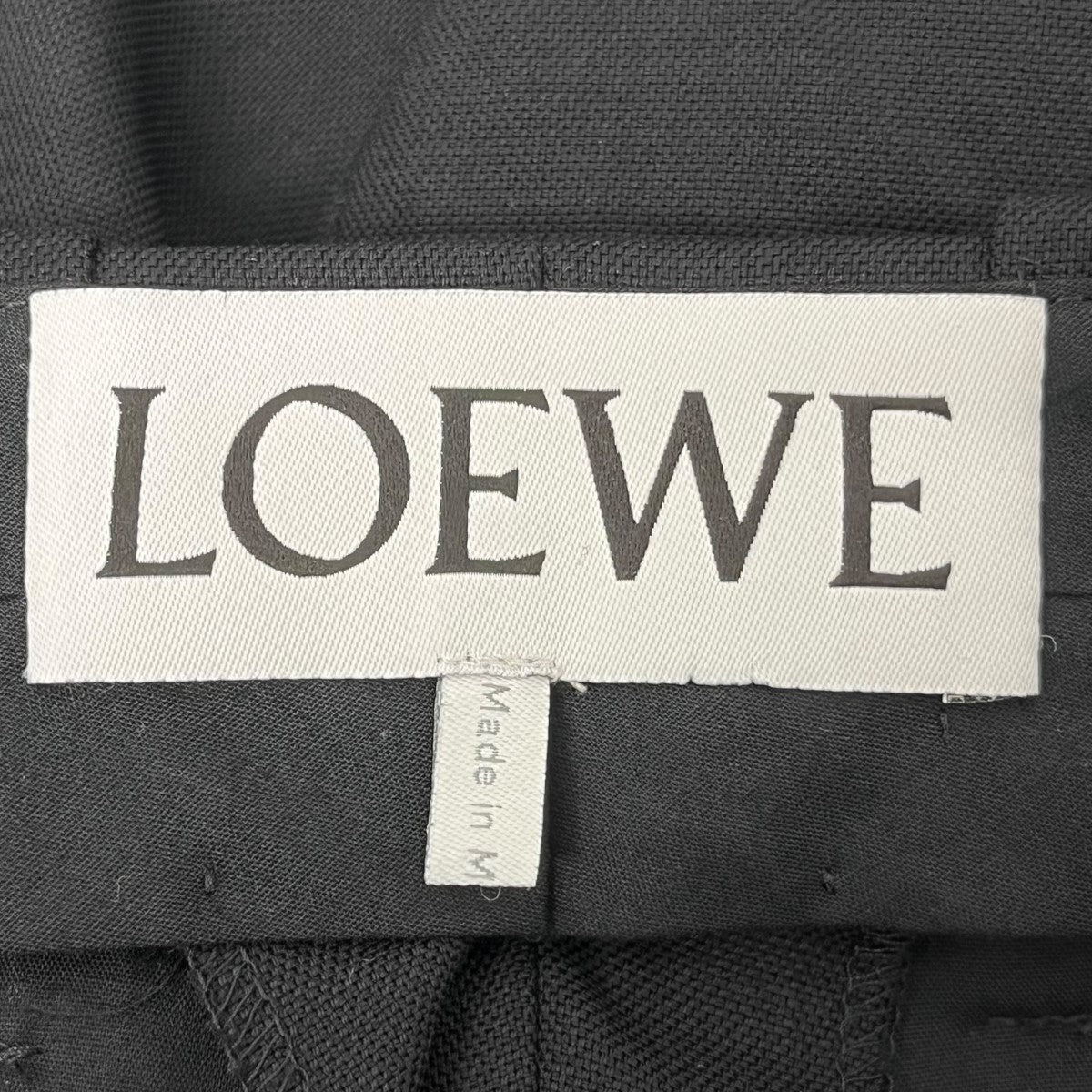 LOEWE(ロエベ) ワイドスラックス Q825331X01 ブラック サイズ 15｜【公式】カインドオルオンライン  ブランド古着・中古通販【kindal】