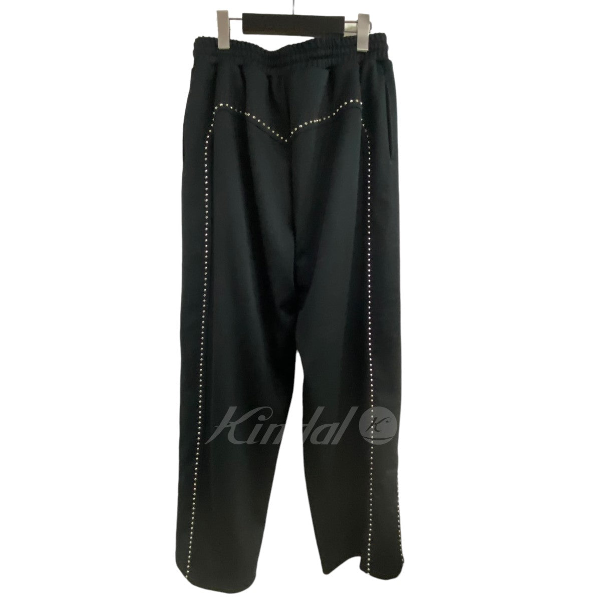 CELINE(セリーヌ) サイズ:L 21AW CHAINS 邪魔くさい TRACK PANTS IN COTTON FLEECE コットンフリース チェーン  ジョガーパンツ スウェットパンツ 2Z108052H ブラック【中古】【程度B】【カラーブラック】【取扱店舗名古屋】