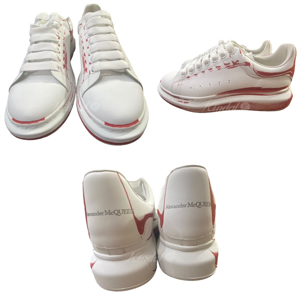 Alexander McQueen アレキサンダーマックイーン レザー オーバー