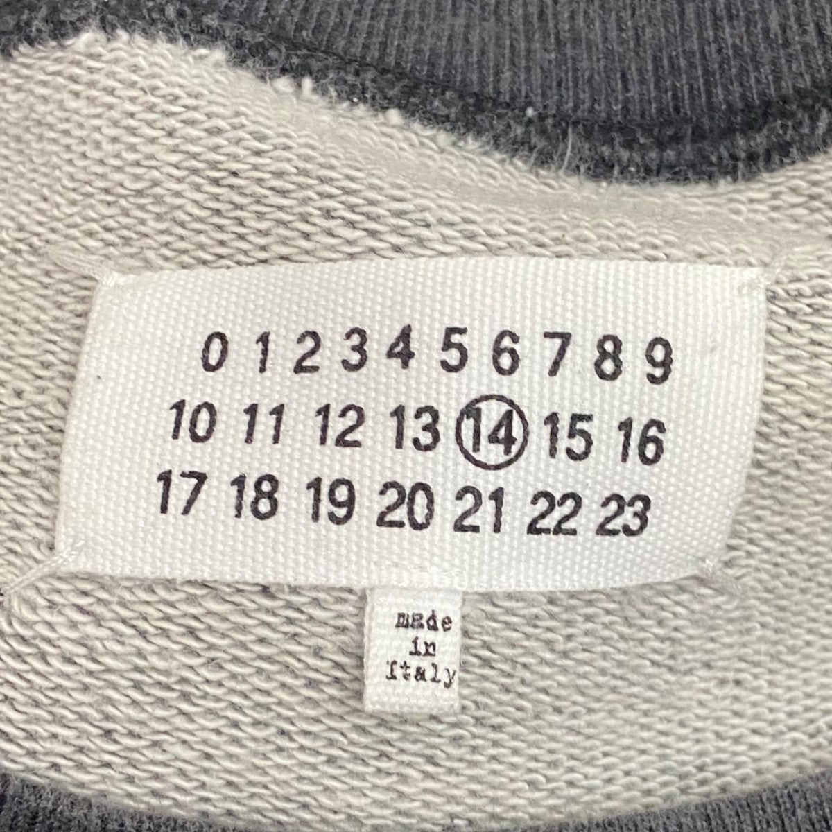 Maison Margiela(メゾンマルジェラ) 17SS 再構築ドッキングスウェット 