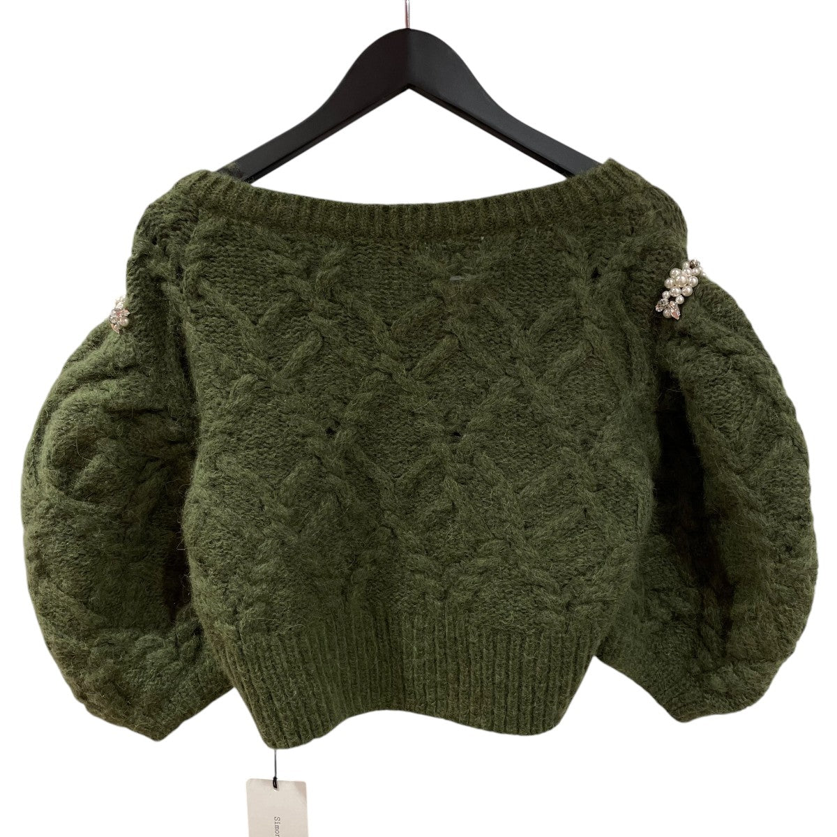 2024年最新入荷 Simone Rocha(シモーネ クロップドショートパフスリーブ ロシャ) シャツ/ブラウス(半袖/袖なし)