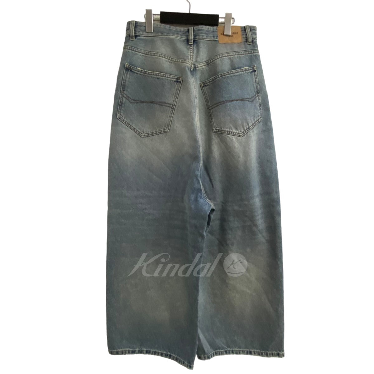 BALENCIAGA 23SS ダメージ加工バギーデニムパンツ の古着・中古アイテム