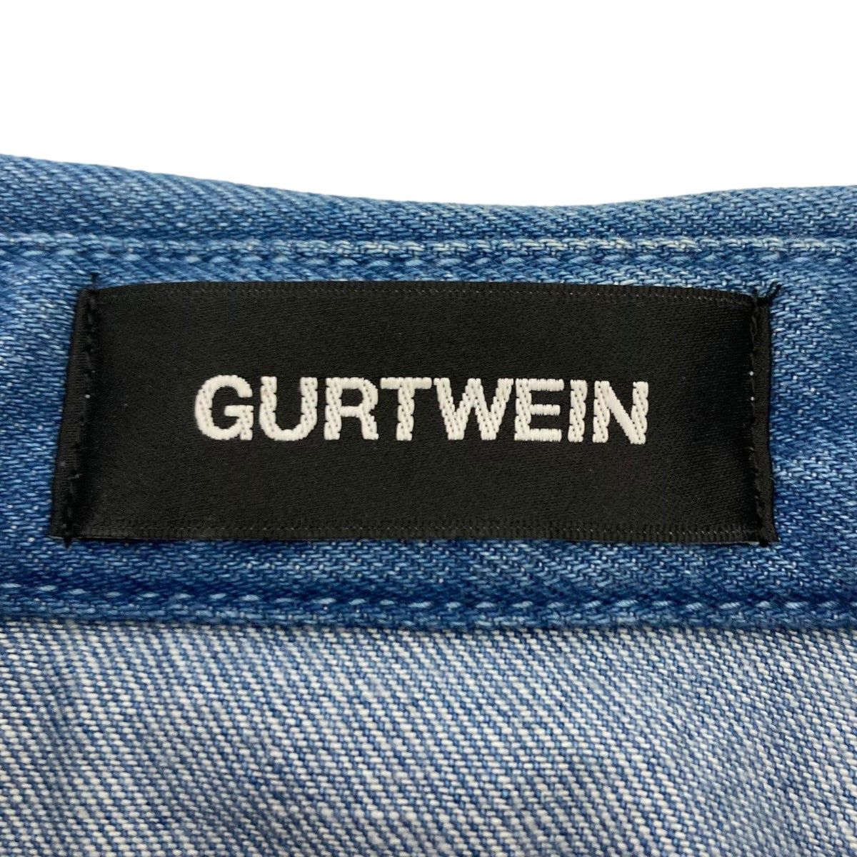 GURTWEIN(ガーウィン) Iconic bat-sleeve denim shirt デニム