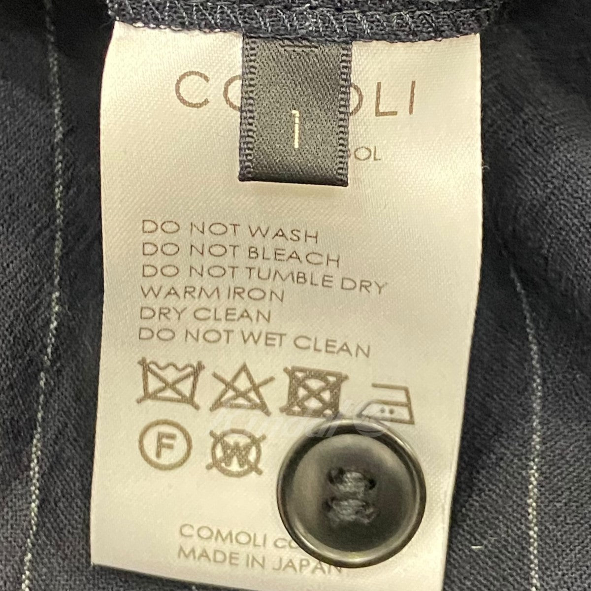 23SS 「ウールストライプジャケット／ウールストライプドローストリングパンツ」スーツセットアップ