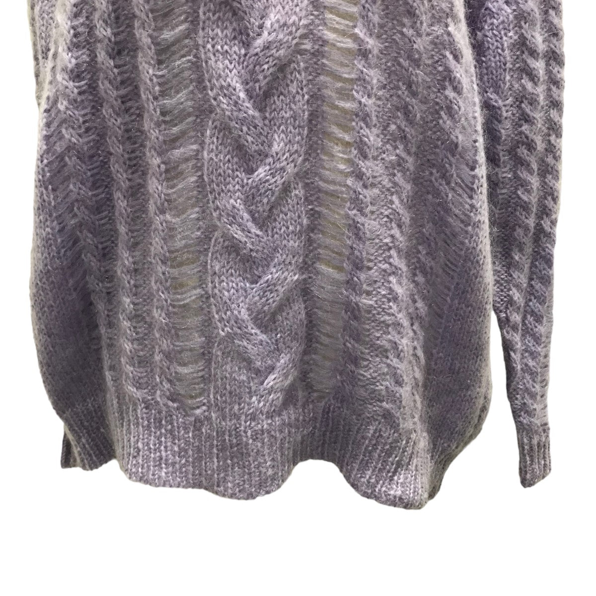 タンタン TAN ツートンモックネックセーター TN23FW005 ブラウン×パープル サイズ：Free 8045000820113_4.jpg?v=