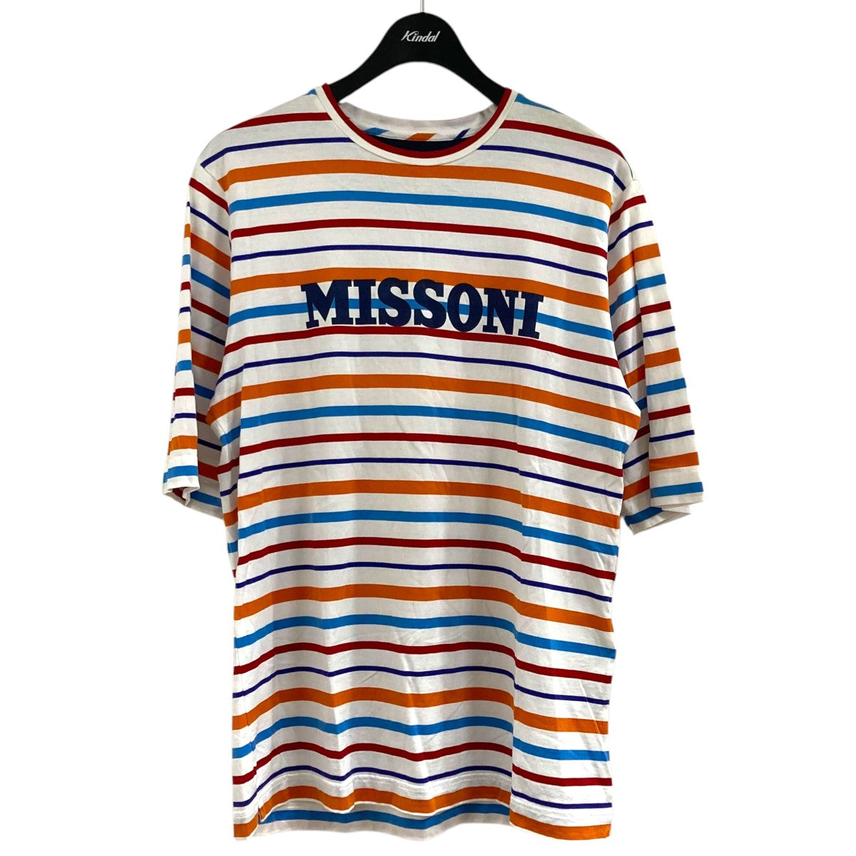 MISSONI フロントロゴボーダーTシャツ 古着・中古-1枚目のアイテム画像