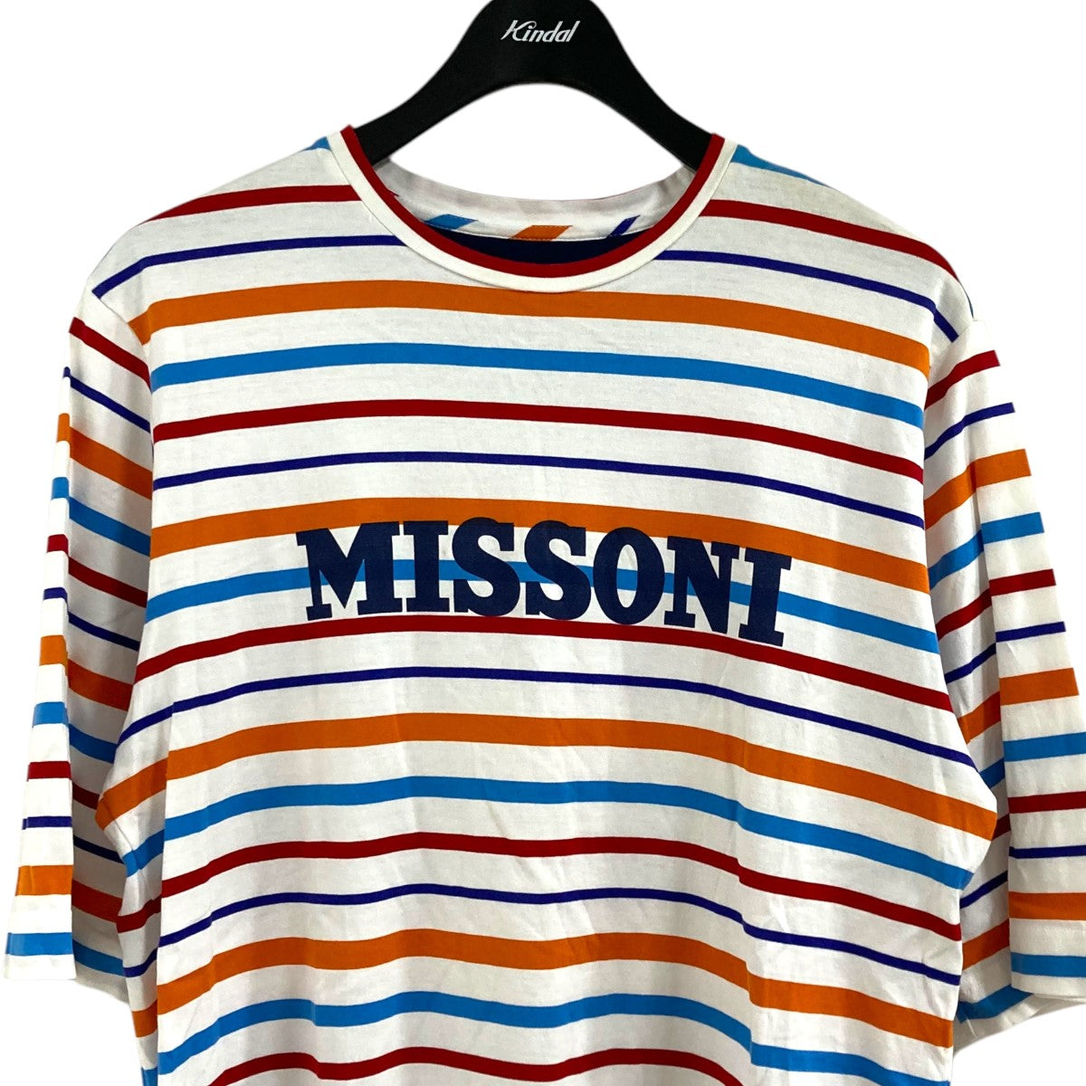 MISSONI フロントロゴボーダーTシャツ 古着・中古-2枚目のアイテム画像