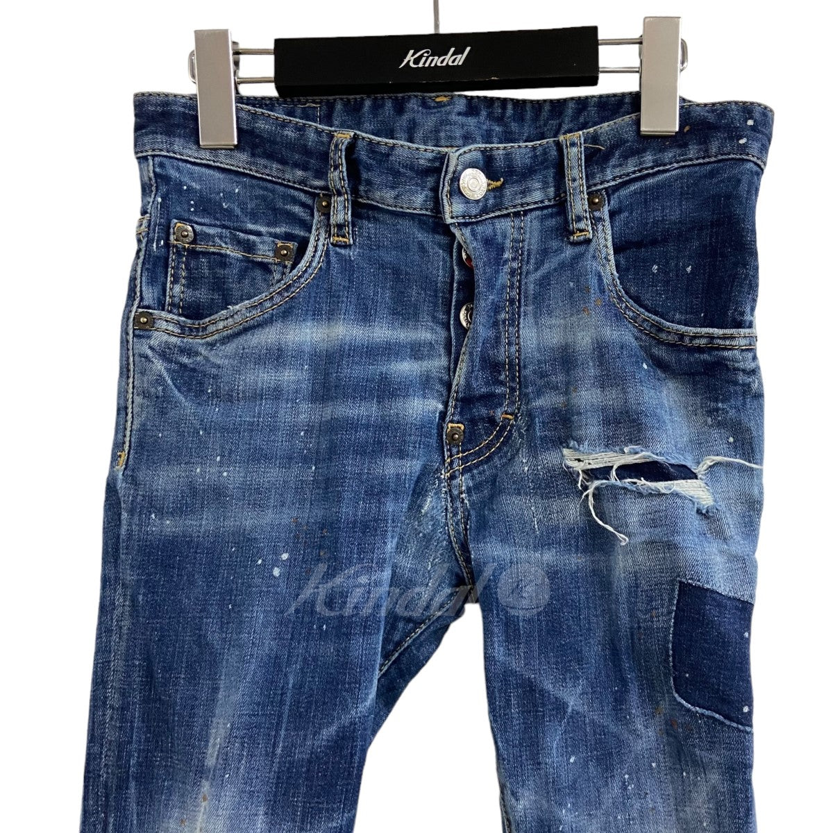 DSQUARED2(ディースクエアード) 22AW パッチデニムパンツ S74LB1158 