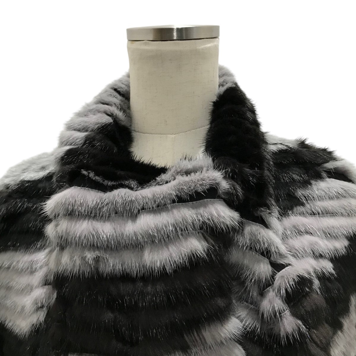 FENDI(フェンディ) ストール付フェザーライクミンクファージャケット