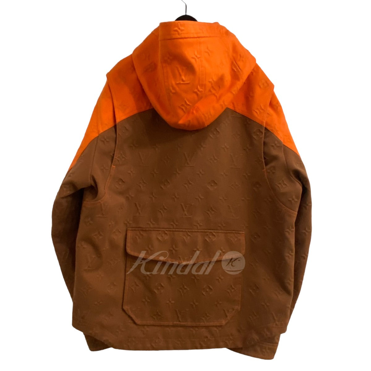 21AW モノグラムフーデッドデニムジャケット