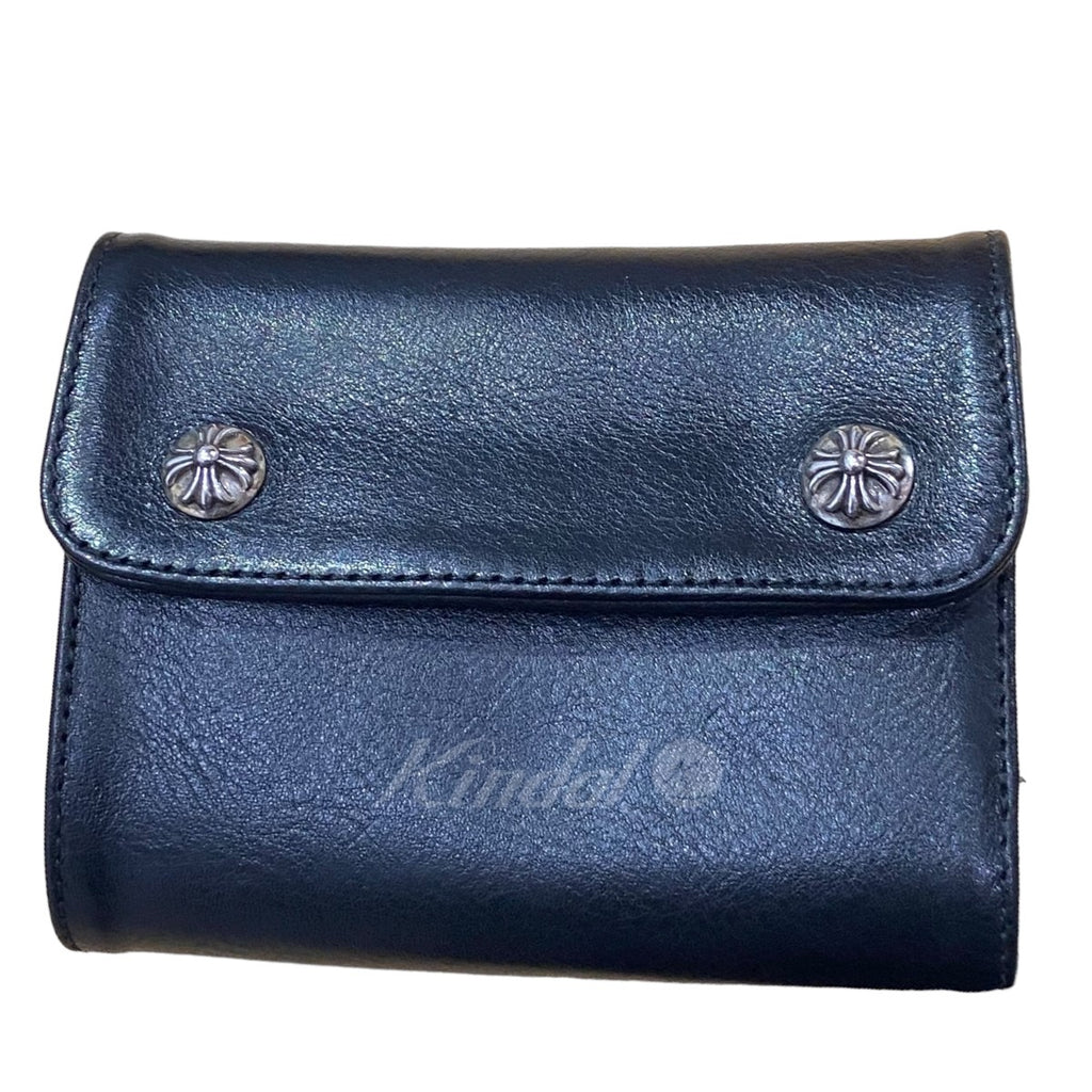CHROME HEARTS(クロムハーツ) ｢WAVE MINI｣ クロスボールボタンレザー 