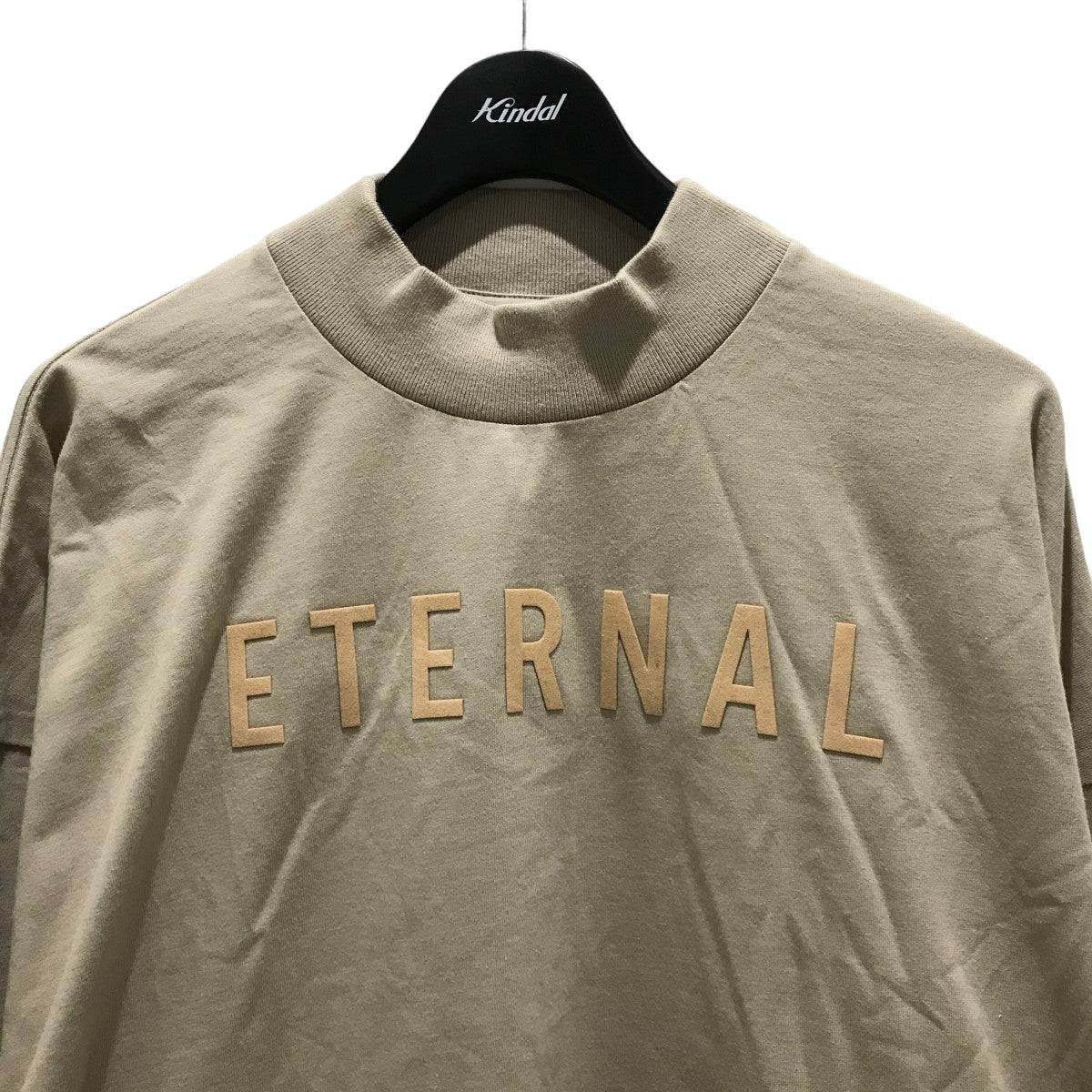 偉大な FEAR OF GOD(フィアオブゴッド) モックネックカットソー モカ トップス