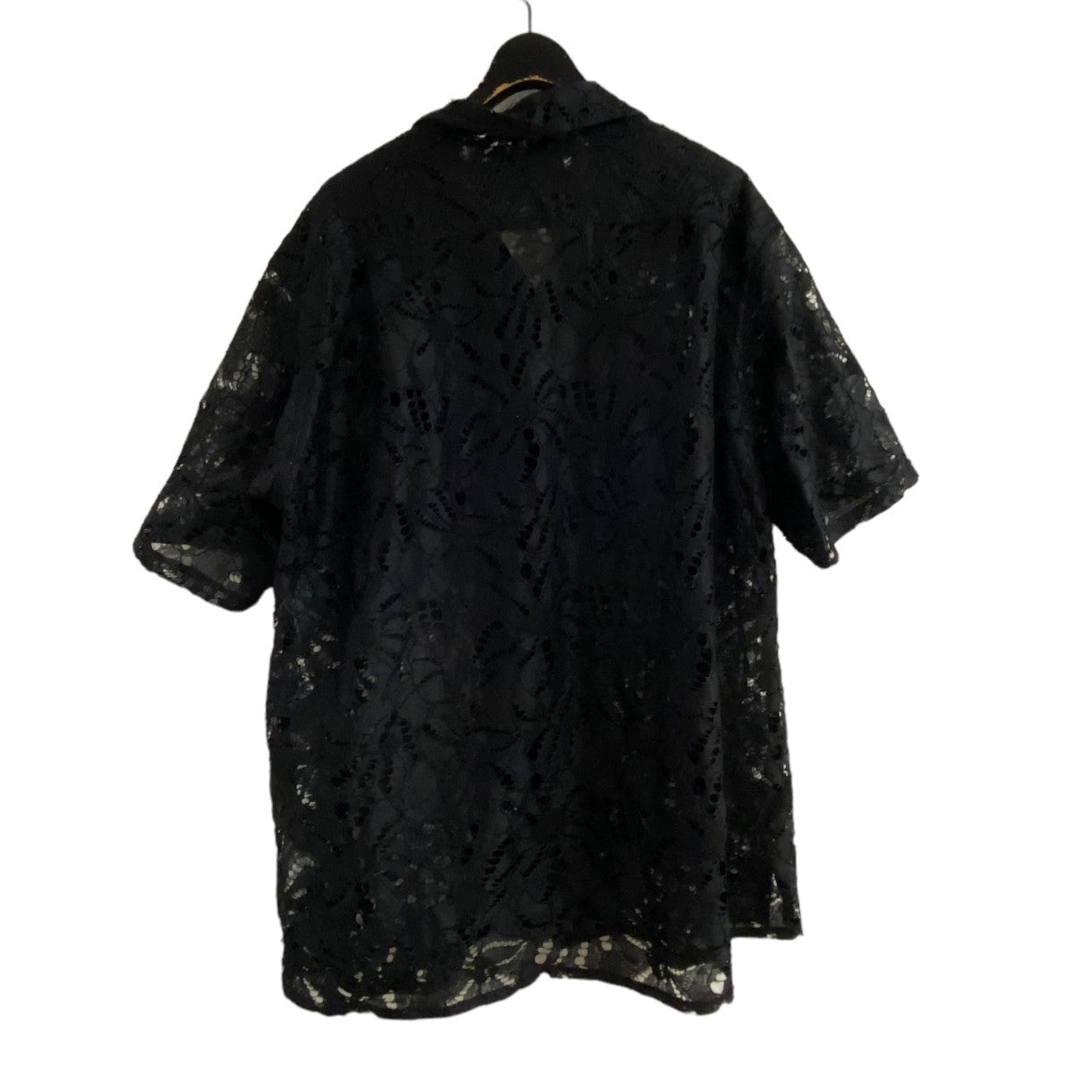 MIKAGE SHIN(ミカゲシン) レースシャツ 23SS-0405 ブラック