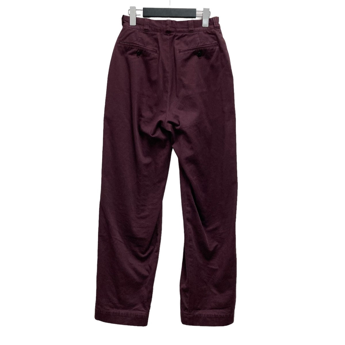 LENO(リノ) WIDE CHINO TROUSERSワイドチノパンH2002 PT004 H2002 PT004 ボルドー サイズ  28｜【公式】カインドオルオンライン ブランド古着・中古通販【kindal】