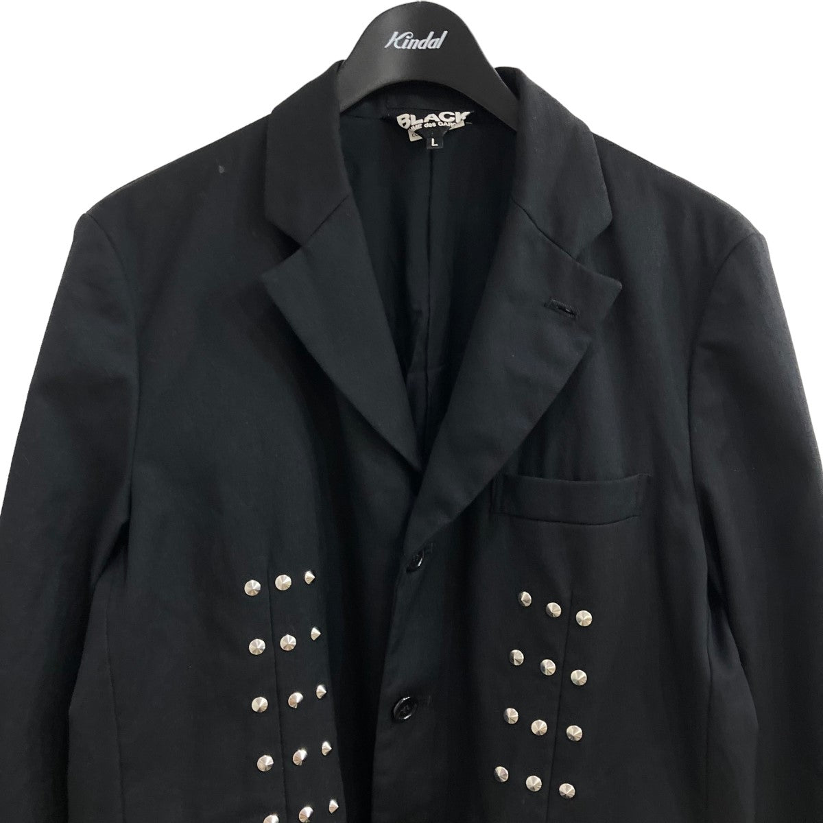 BLACK COMME des GARCONS(ブラックコムデギャルソン) スタッズテーラードジャケット1T-J026