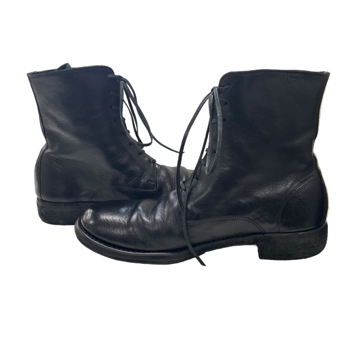 GUIDI(グイディ) 995 Horse Full Grain 8 Hole Lace-Up Bootレースアップブーツ ブラック サイズ  41｜【公式】カインドオルオンライン ブランド古着・中古通販【kindal】