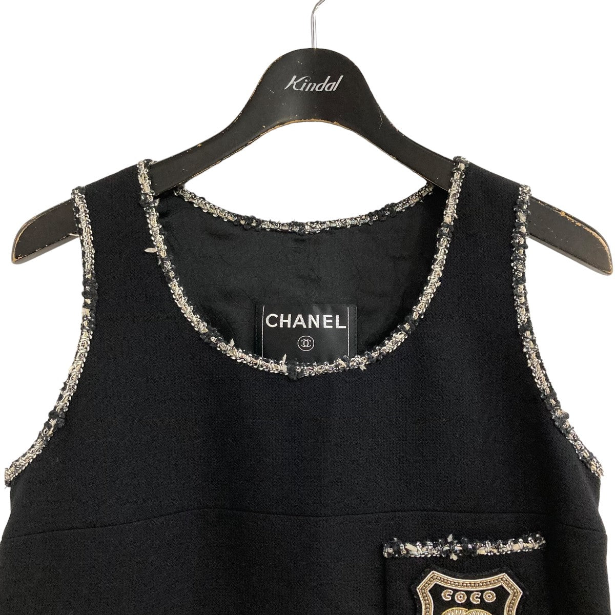 CHANEL ツイードトップP24499V12963 の古着・中古アイテム