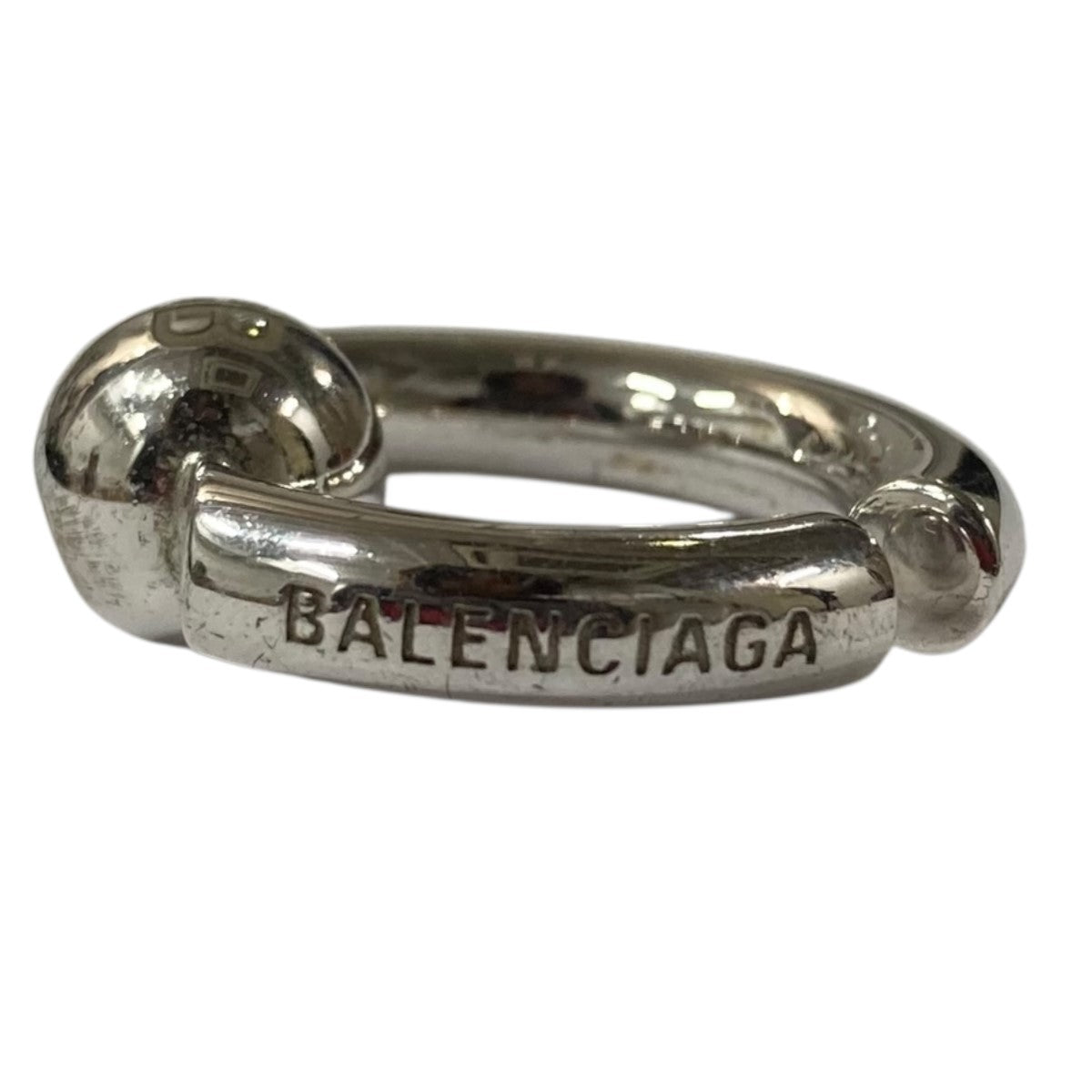BALENCIAGA(バレンシアガ) シルバーカットイヤーカフ サイズ