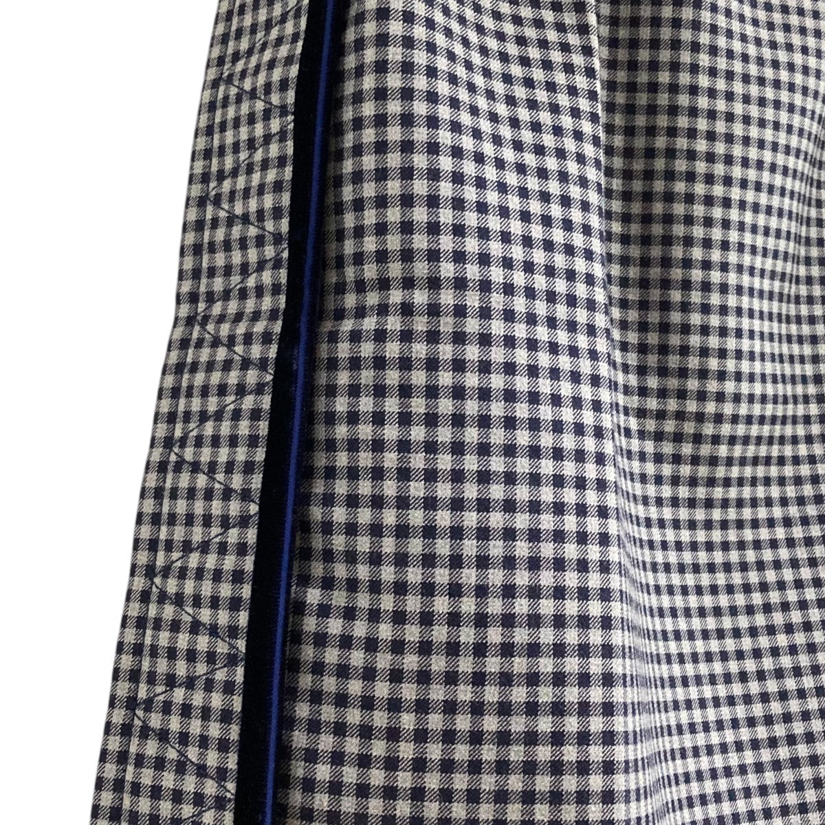 FENDI(フェンディ) チェックスカートFQ7149 FQ7149 ネイビー×グレー