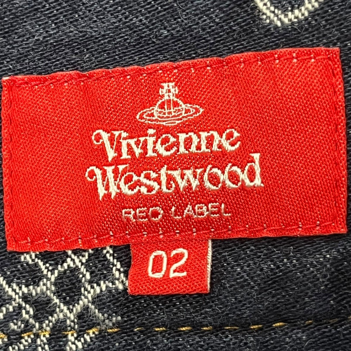 Vivienne Westwood RED LABEL(ヴィヴィアンウエストウッドレッドレーベル) オーブ刺繍デニムパンツ インディゴ サイズ  2｜【公式】カインドオルオンライン ブランド古着・中古通販【kindal】