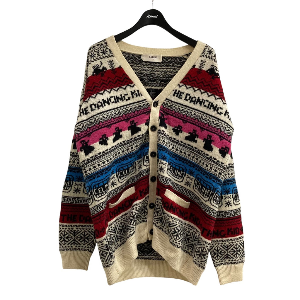 20ss CELINE セリーヌ チルデン 仲良い スパンコール カーディガン エディ