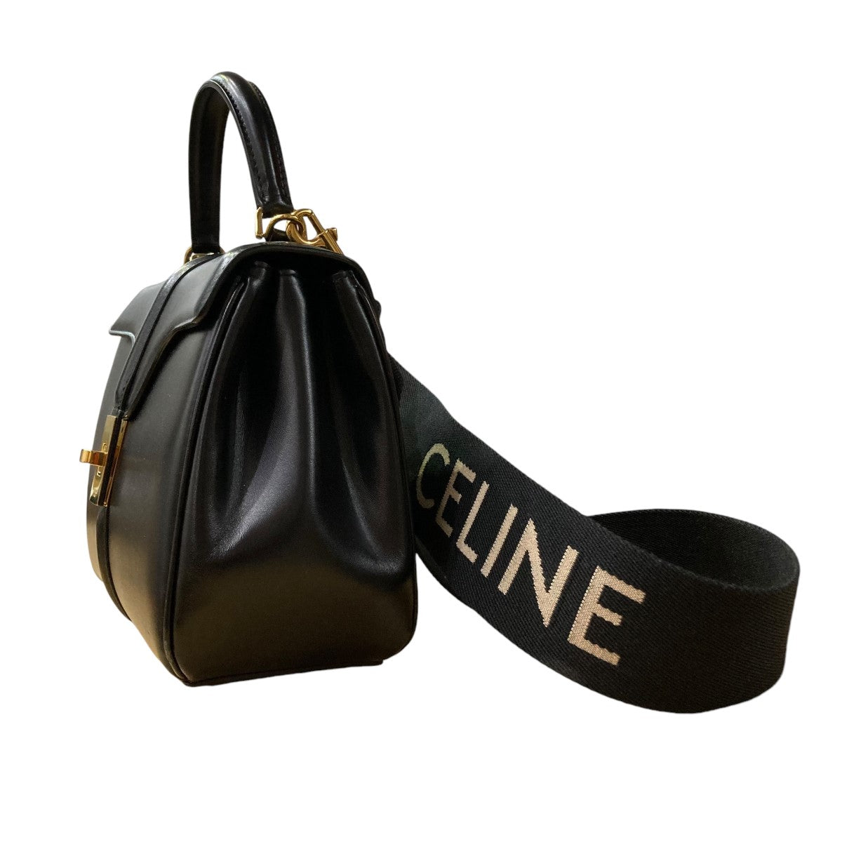 CELINE(セリーヌ) ティーントリオンフバッグ - ブラック｜【公式】カインドオルオンライン ブランド古着・中古通販【kindal】