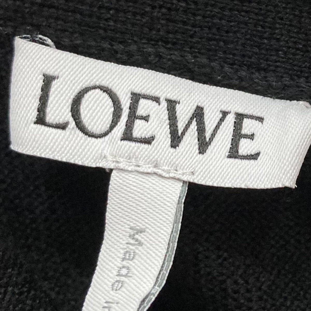 LOEWE(ロエベ) 左胸ロゴカーディガン1726510 1726510 ブラック LOEWE(ロエベ) 左胸ロゴカーディガン1726510 1726510 ブラック