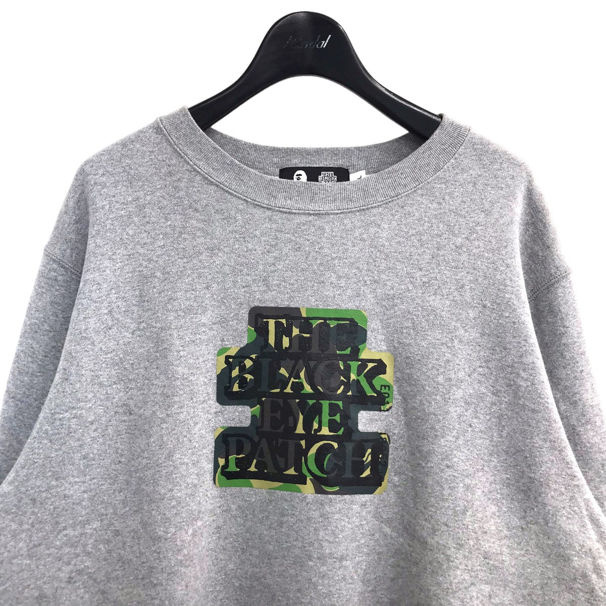 A BATHING APE×THE BLACK EYE PATCH(アベイシングエイプ×ブラックアイパッチ) 2024SSプリントスウェット