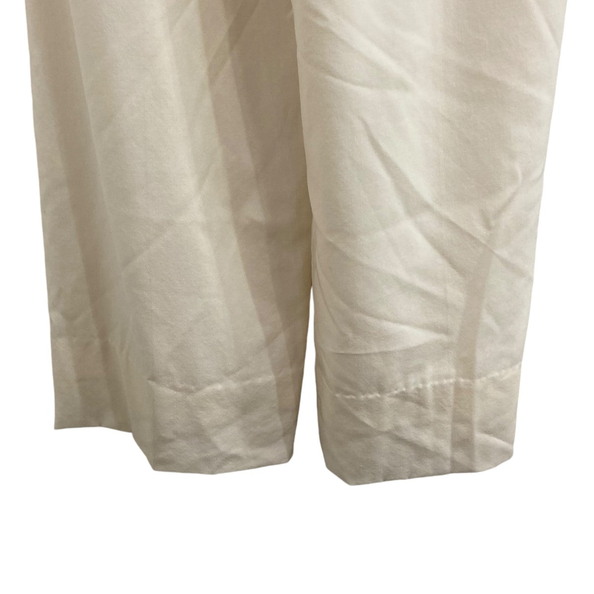 AKIRA NAKA(アキラナカ) SAMPLE品ベルテッドパンツ アイボリー サイズ