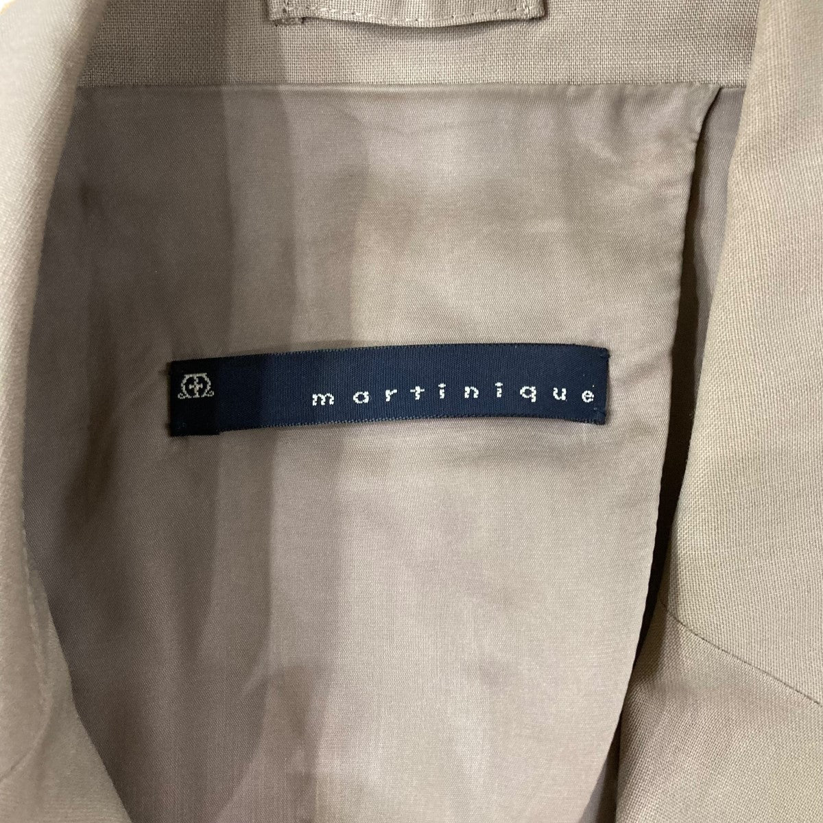 美品✨martinique ESSENTIAL ジャケット ベージュ サイズ1 martinique(マルティニーク) ESSENTIALジャケットA0341FJ