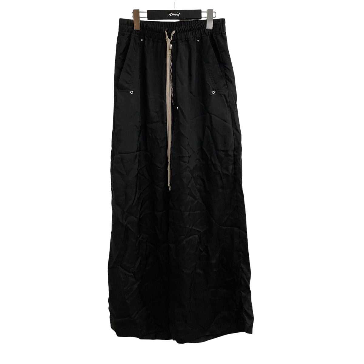 RICK OWENS(リックオウエンス) WIDE BELA PANTSワイドベラパンツRU01D3366 RU01D3366 ブラック サイズ  44｜【公式】カインドオルオンライン ブランド古着・中古通販【kindal】