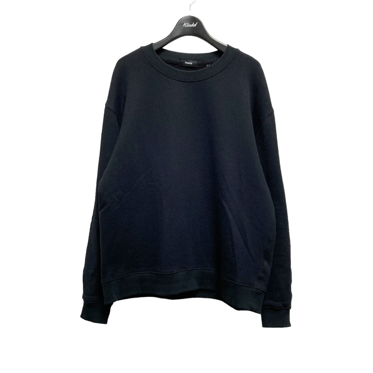 theory(セオリー) DOUBLE KNIT LT N／LS SEAM SWEATSHプルオーバースウェット2301007 2301007  ブラック サイズ L｜【公式】カインドオルオンライン ブランド古着・中古通販【kindal】