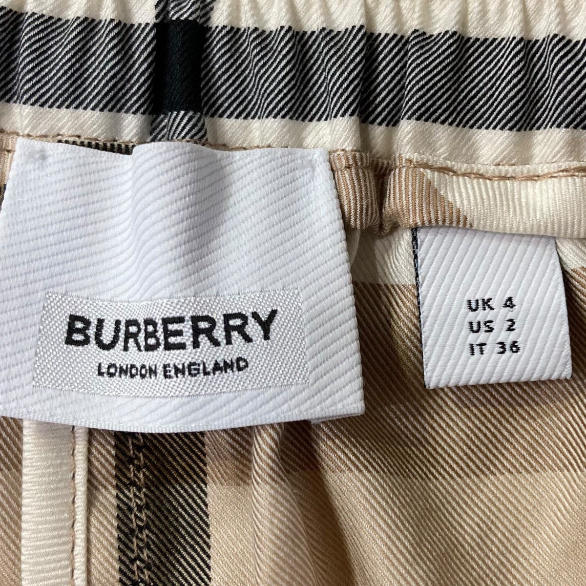 BURBERRY チェックショートパンツ8056854 古着・中古-5枚目のアイテム画像