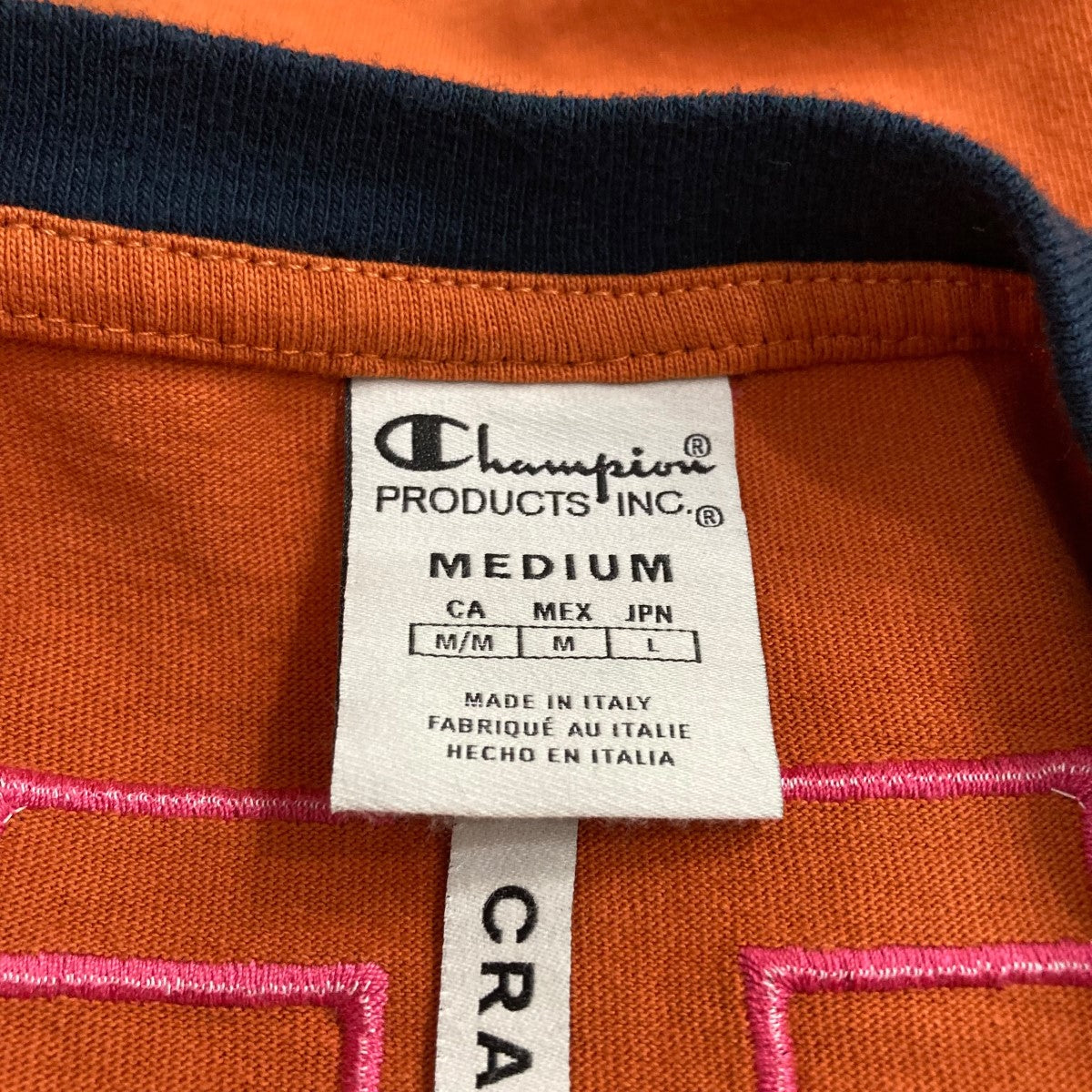 Champion×CRAIG GREEN 切替半袖Tシャツ 古着・中古-5枚目のアイテム画像