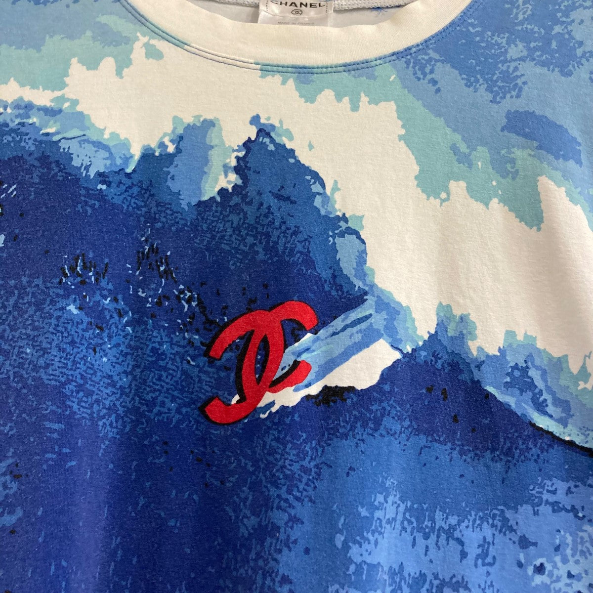 CHANEL 鳥プリント Tシャツ Sサイズ